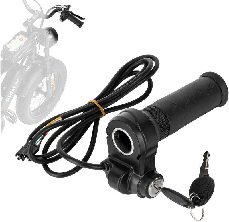 psler دواسة كاملة لريدستار Q20 - دواسة كاملة بزاوية 22 مم للدراجات الكهربائية، قبضة دواسة عالمية للدراجات الكهربائية والسكوتر - Image 1